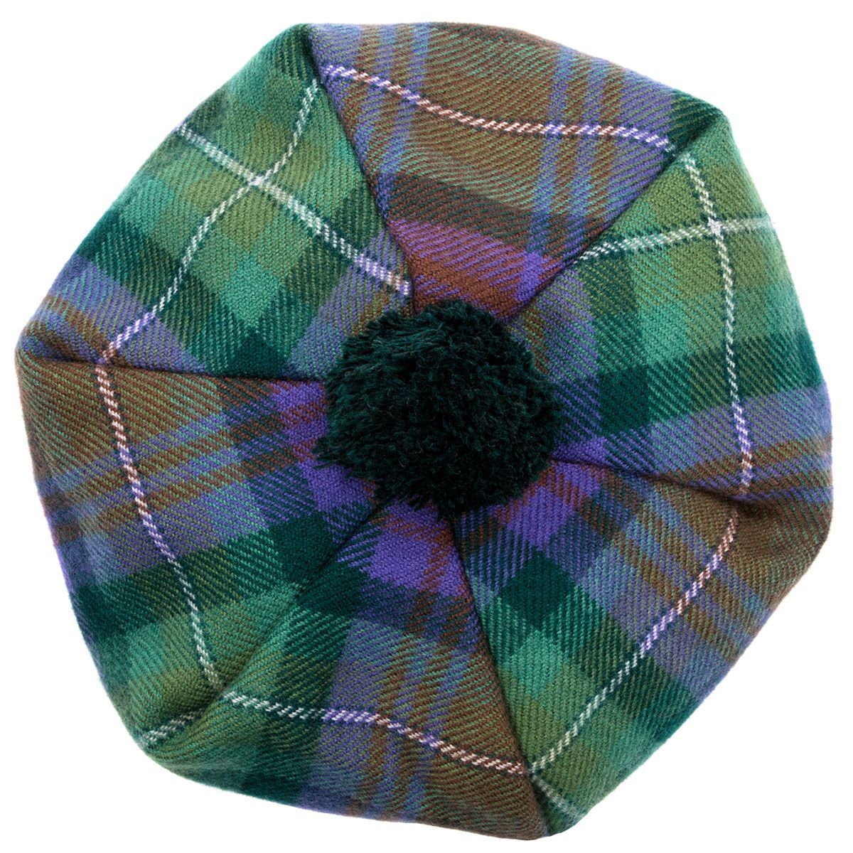 Isle of Skye Tartan Brushed Wool Tam - Click Image to Close